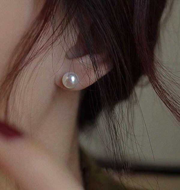 Elegant Pearl Stud Earrings